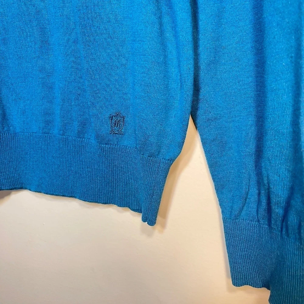 Blue V-Neck Sweater